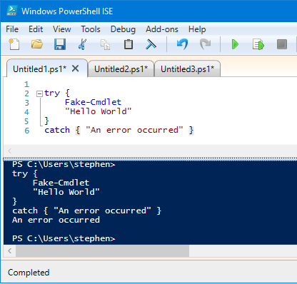PowerShell ISE